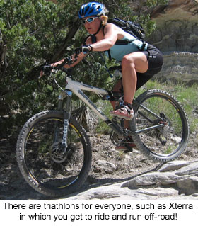 If you're into mountain biking you'll be a natural in Xterra triathlon!